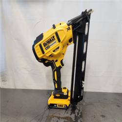 AS-IS- DEWALT 20V MAX XR 15 Ga. Cordless 34 Deg Nailer 20 V