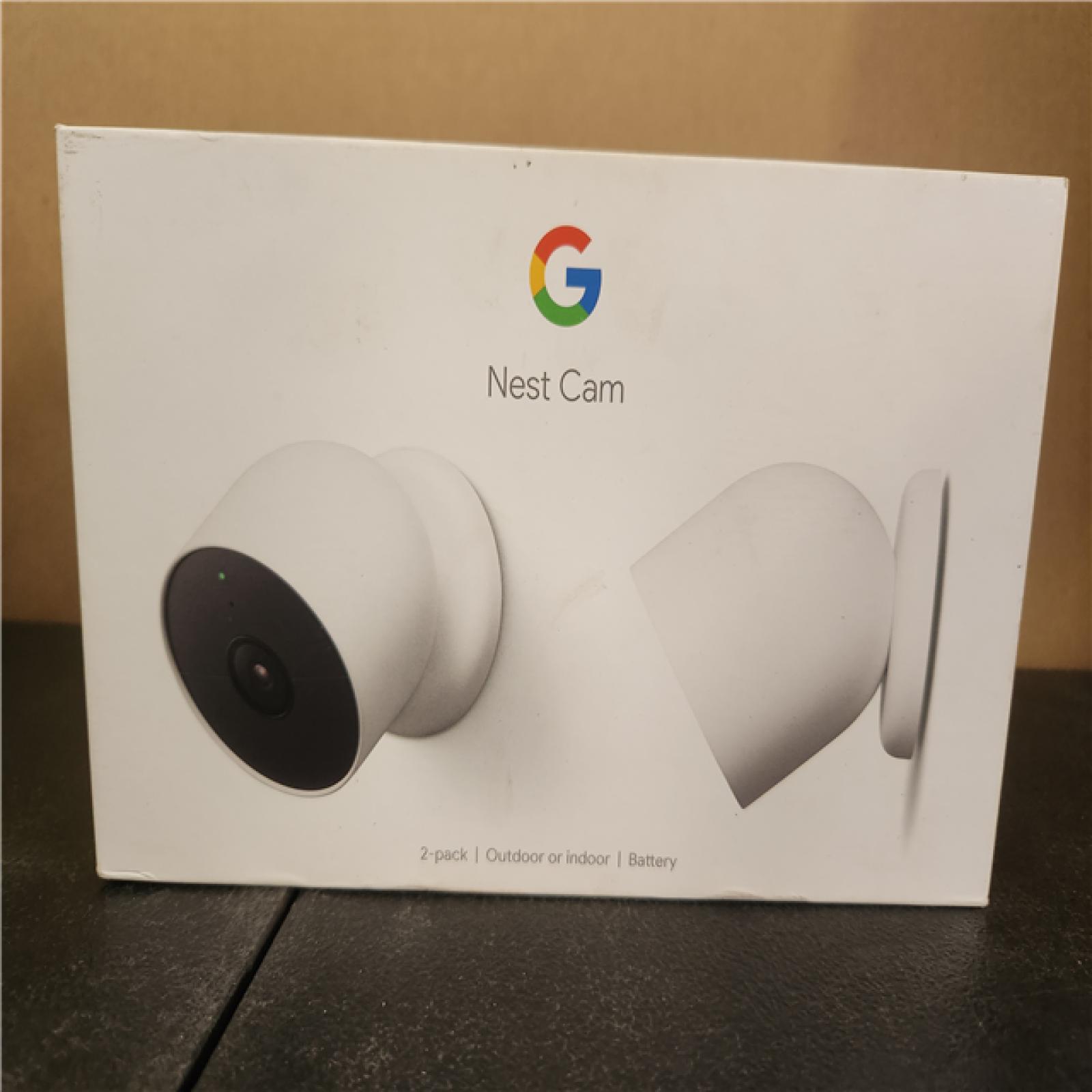 Phoenix NEW Google Nest Indoor/Outdoor Wireless Smart Security Camera (Battery) 2-Pack