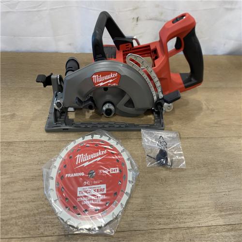 AS-IS Milwaukee FUEL 18V Lithium-Ion Cordless 7-1/4 in. Rear Handle Circular Saw (Tool-Only)