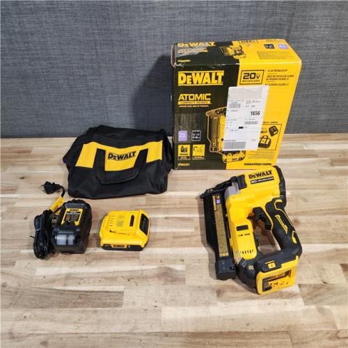 HOUSTON LOCATION - AS-IS DEWALT ATOMIC 20V MAX Lithium Ion Cordless 23 Gauge Pin Nailer Kit