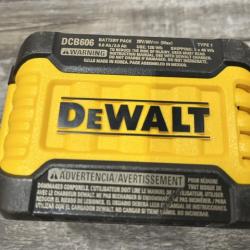 AS-IS DEWALT FLEXVOLT 20V/60V MAX Lithium-Ion 6.0Ah Battery Pack Kit