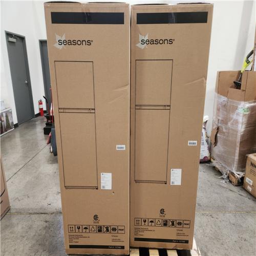 Phoenix Location 2 NEW Seasons White 10.1 CF Top Freezer Refrigerators Retail Value $900