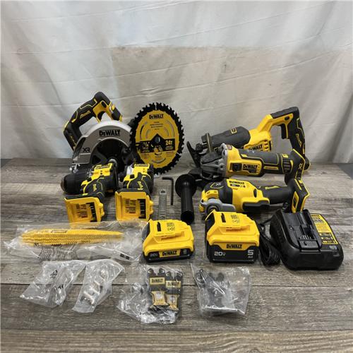 AS-IS DEWALT 20V MAX Lithium-Ion Cordless 6-Tool Combo Kit