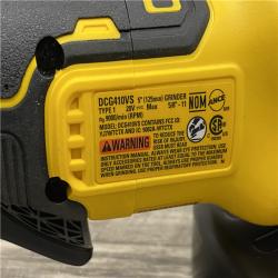 AS-IS DEWALT 20V XR Cordless 4-1/2. in. to 5 in. Variable Speed Angle Grinder (Tool Only)