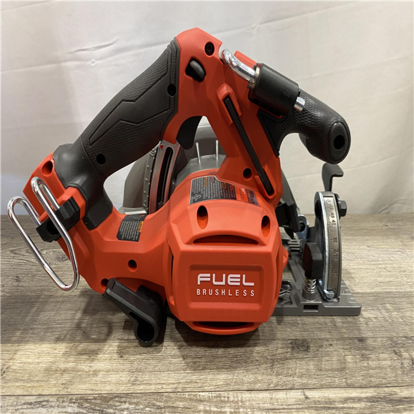 AS-IS Milwaukee FUEL 18V Lithium-Ion Brushless Cordless 6-1/2 in. Circular Saw (Tool-Only)