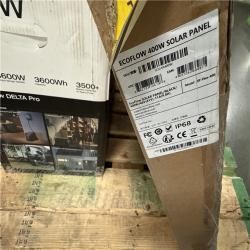 California AS-IS Ecoflow 7200W Battery Generator w/Solar Panel (Damaged Boxes)