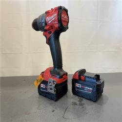 AS-IS - Milwaukee M18 FUEL 18V Lithium-Ion Brushless Cordless 1/2 in. Hammer Drill Driver Kit