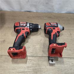AS-IS Milwaukee 18V Cordless Drill Driver/Impact Driver Combo Kit