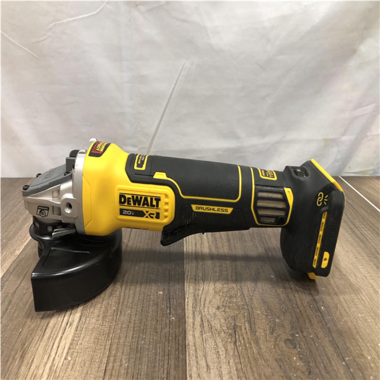 AS-IS DEWALT 20V XR Cordless 4-1/2. in. to 5 in. Variable Speed Angle Grinder (Tool Only)
