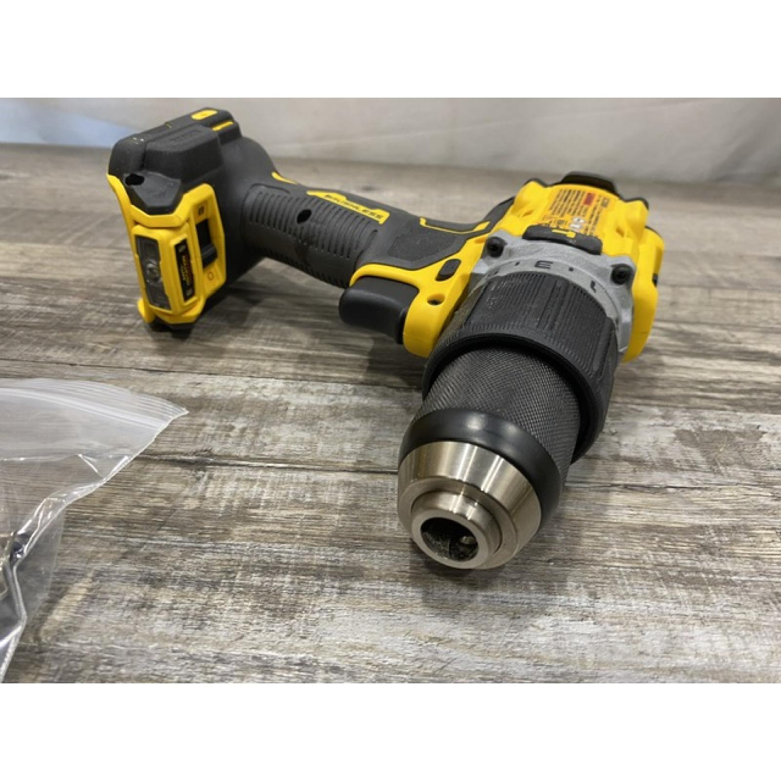 AS-IS DEWALT 20V XR Brushless Cordless 1/2 in. Hammer Drill (Tool-Only)