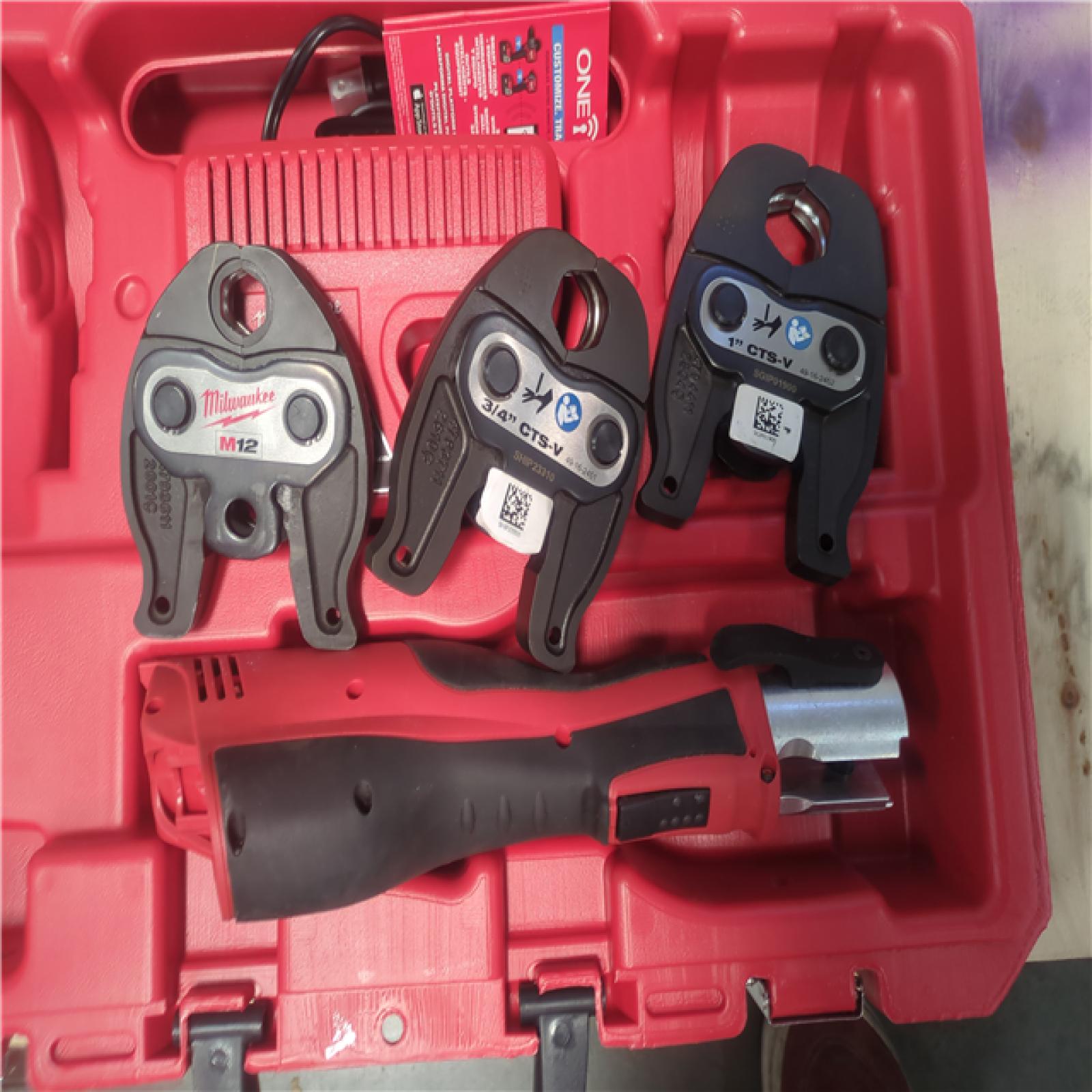 CALIFORNIA AS-IS M12 Press Tool Kit w/ battery