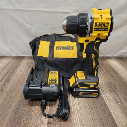 AS-IS- DEWALT ATOMIC COMPACT SERIES 20V MAX* Brushless Cordless 1/2 Drill/Driver Kit