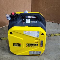 HOUSTON LOCATION - AS-IS CHAMPION 2500/1850-Watt Recoil Start Gasoline/Propane Powered Dual Fuel Inverter Generator with Quiet Technology and CO Shield