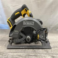 AS-IS DEWALT FLEXVOLT 60V MAX Cordless Brushless 7-1/4 in. Circular Saw with Brake (Tool Only)