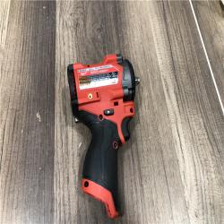 AS-IS Milwaukee FUEL 12V Lithium-Ion Brushless Cordless Stubby 3/8 in. Impact Wrench (Tool-Only)