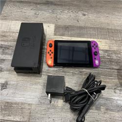 AS-IS NINTENDO SWITCH-W/Pokemon Scarlet & Violet Edition Joy Con