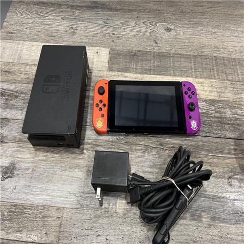 AS-IS NINTENDO SWITCH-W/Pokemon Scarlet & Violet Edition Joy Con
