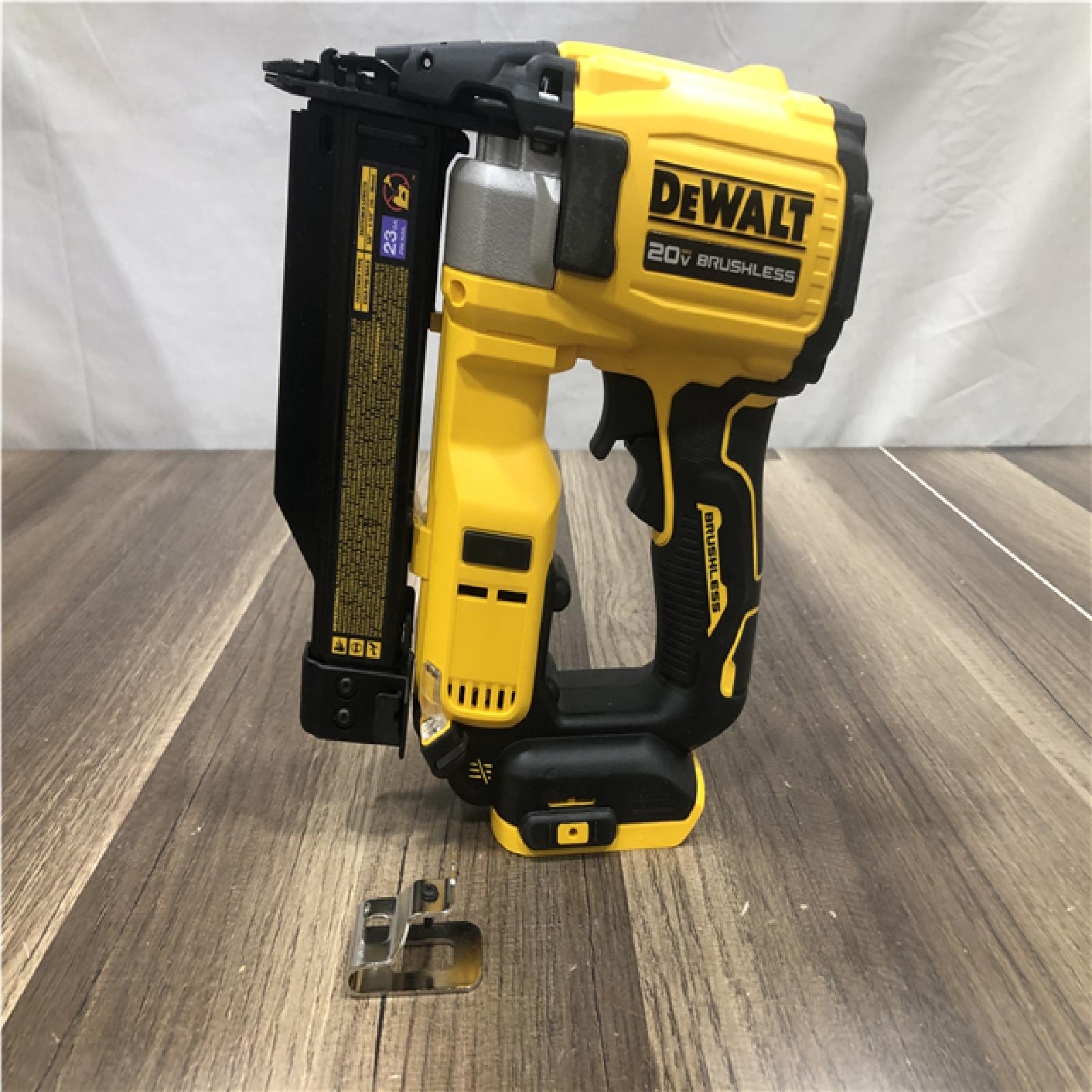 AS-IS DEWALT ATOMIC 20V MAX Lithium Ion Cordless 23 Gauge Pin Nailer (Tool Only)