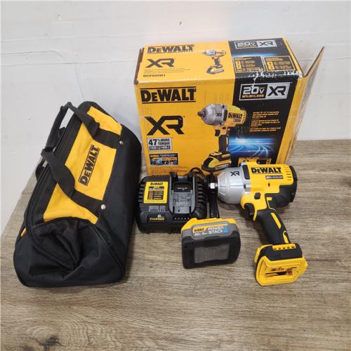 Phoenix Location NEW DEWALT 20V MAX XR Lithium-Ion Cordless 1/2 in. Impact Wrench with Hog Ring Anvil Kit with POWERSTACK 5.0Ah Battery and Charger