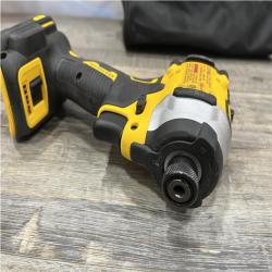 AS-IS DEWALT ATOMIC 20V MAX Lithium-Ion Cordless 1/4 in. Brushless Impact Driver Kit