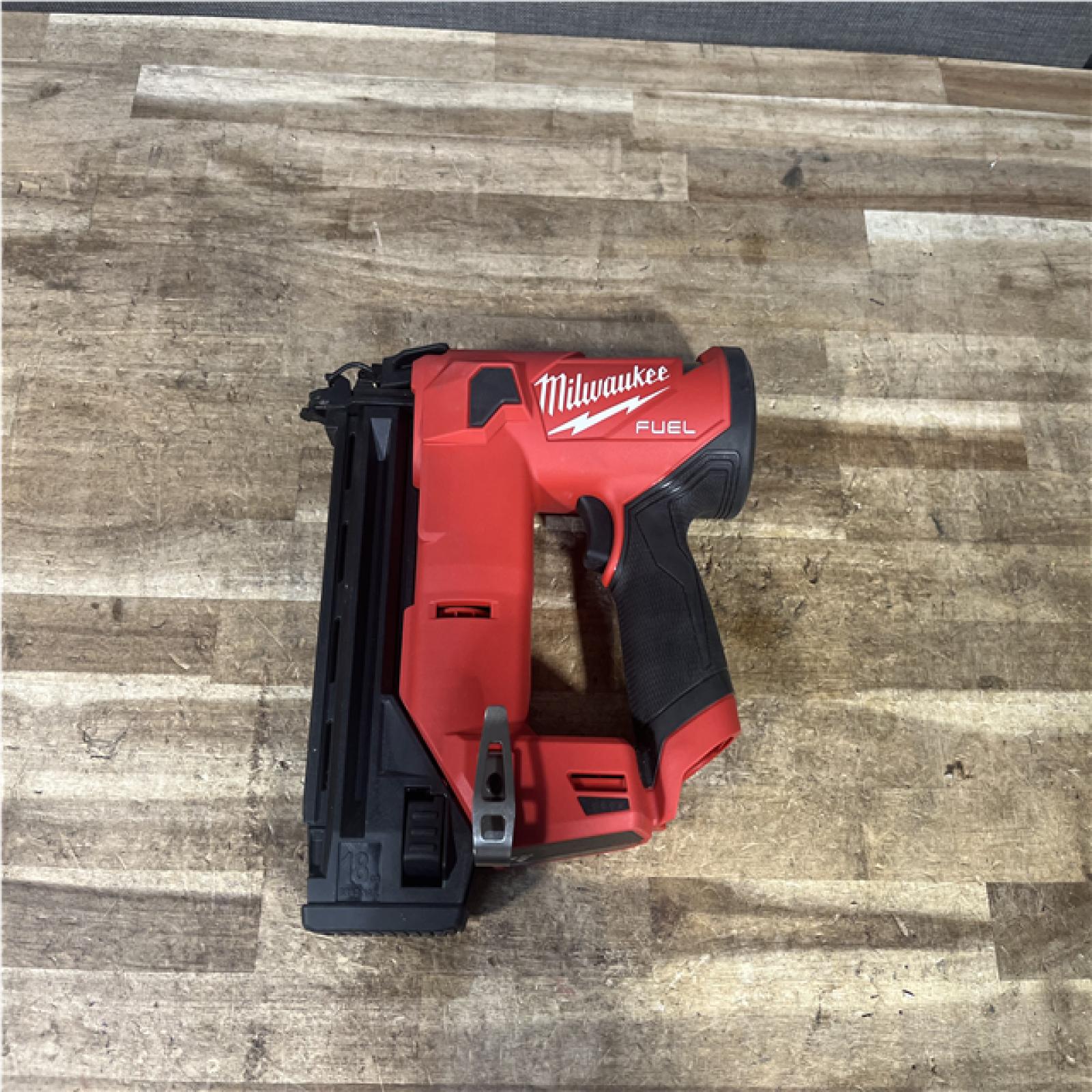 Houston Location AS-IS Milwaukee FUEL 12-Volt Lithium-Ion Brushless Cordless 18-Gauge 1-1/2 in. Compact Brad Nailer (Tool Only)