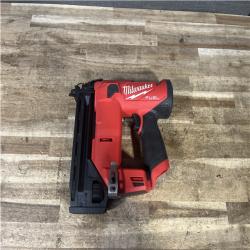 Houston Location AS-IS Milwaukee FUEL 12-Volt Lithium-Ion Brushless Cordless 18-Gauge 1-1/2 in. Compact Brad Nailer (Tool Only)
