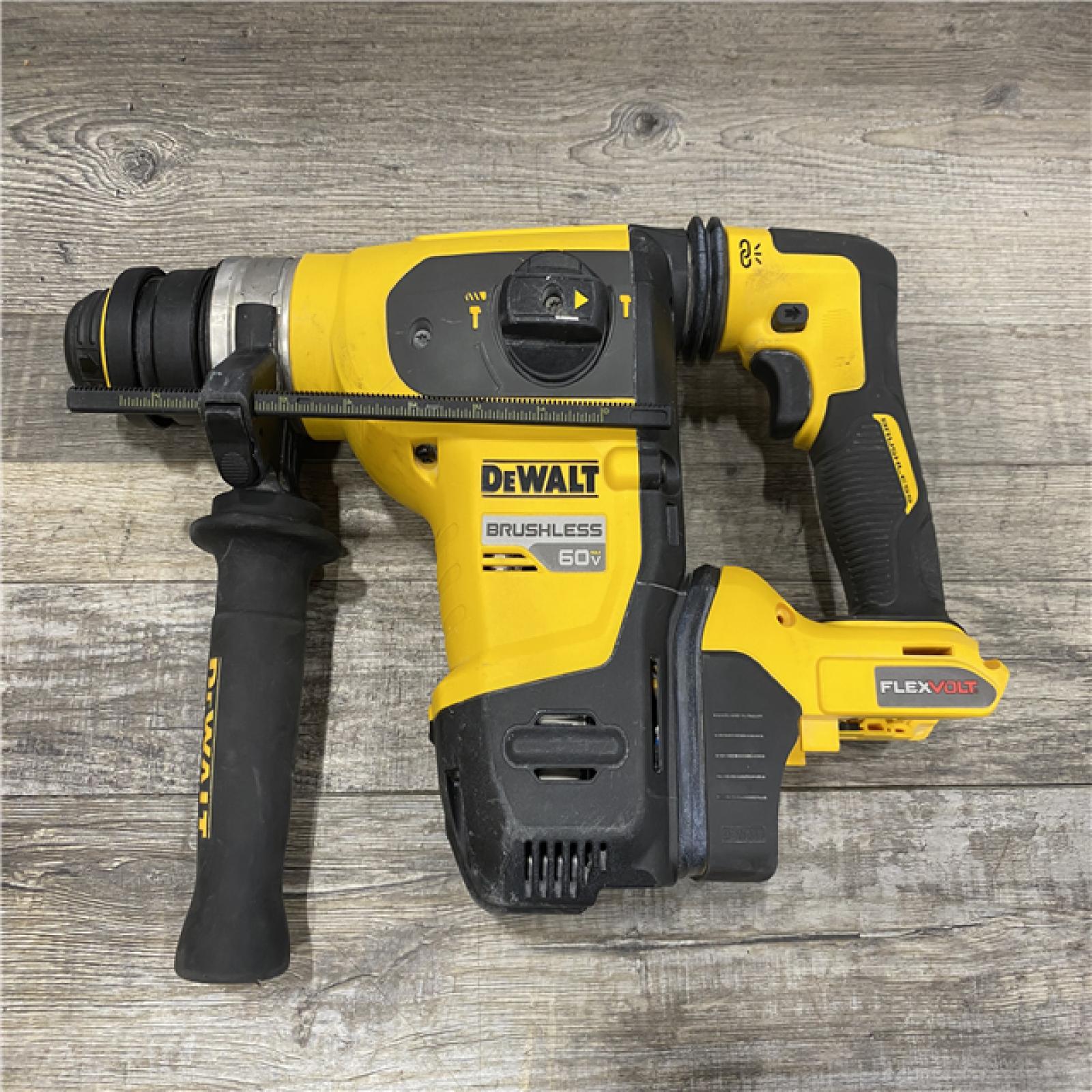 AS-IS DEWALT FLEXVOLT 60V MAX Cordless 1-1/4 in. SDS Plus Rotary Hammer (Tool Only)