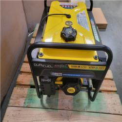 CALIFORNIA AS-IS CHAMPION 5 300 STARTING WATT 4 250 RUNNING WATT DUAL FUEL GENERATOR