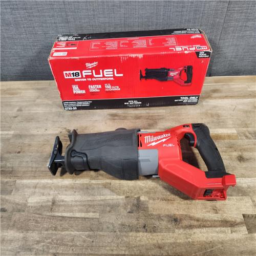 HOUSTON LOCATION - AS-IS Milwaukee M18 Fuel 18V Brushless Super Sawzall Reciprocating Saw 2722-20 (Bare Tool)