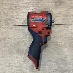AS-IS Milwaukee FUEL 12V Li-Ion Brushless Cordless Stubby 3/8 in. Impact Wrench Kit