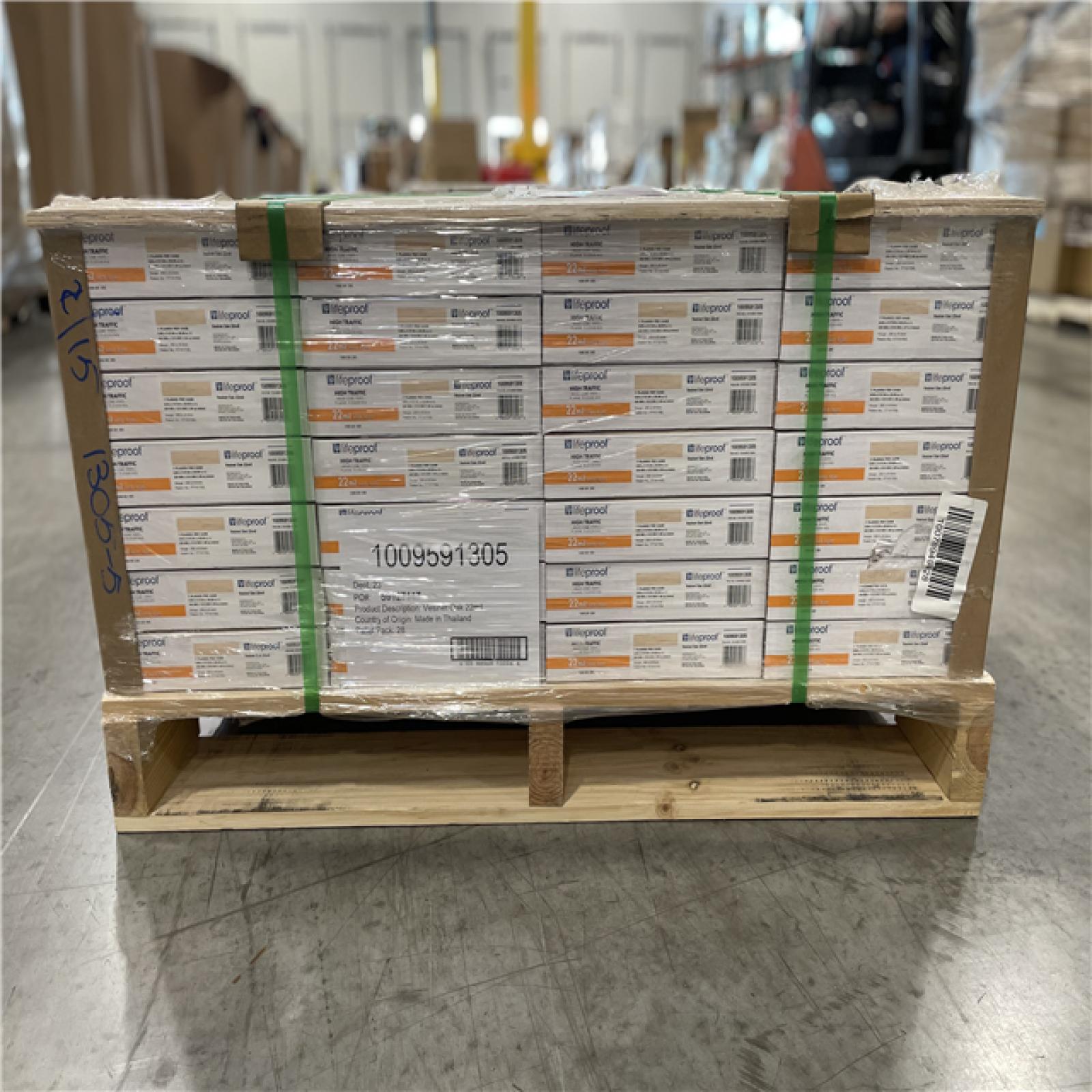 DALLAS LOCATION- LIFEPROOF Vesinet Oak 22 mil x 8.7 in. W x 48 in. L (20.1 sq. ft./case) PALLET (28 UNITS)