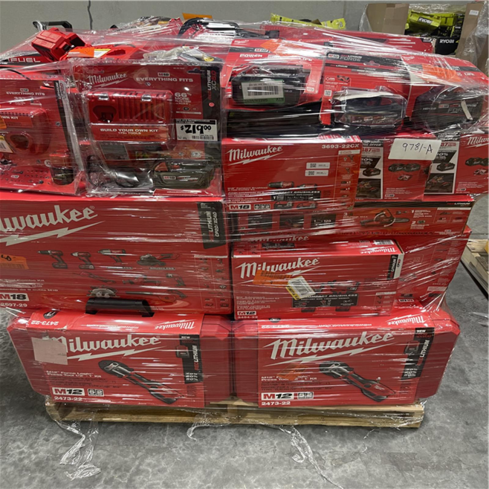 Atlanta Location As-Is Power Tools Partial Truckload (13 Pallets) 9781-A