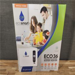 HOUSTON LOCATION - AS-IS (NEW) ECO36 TANKLESS ELECTRIC WATER HEATER