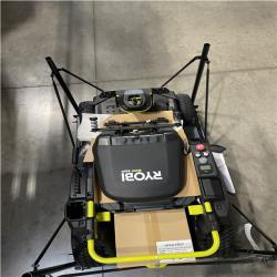 DALLAS LOCATION- NEW! RYOBI R1 80V HP Brushless Lithium Battery Cordless Electric 30 in. Riding Lawn Mower KIT