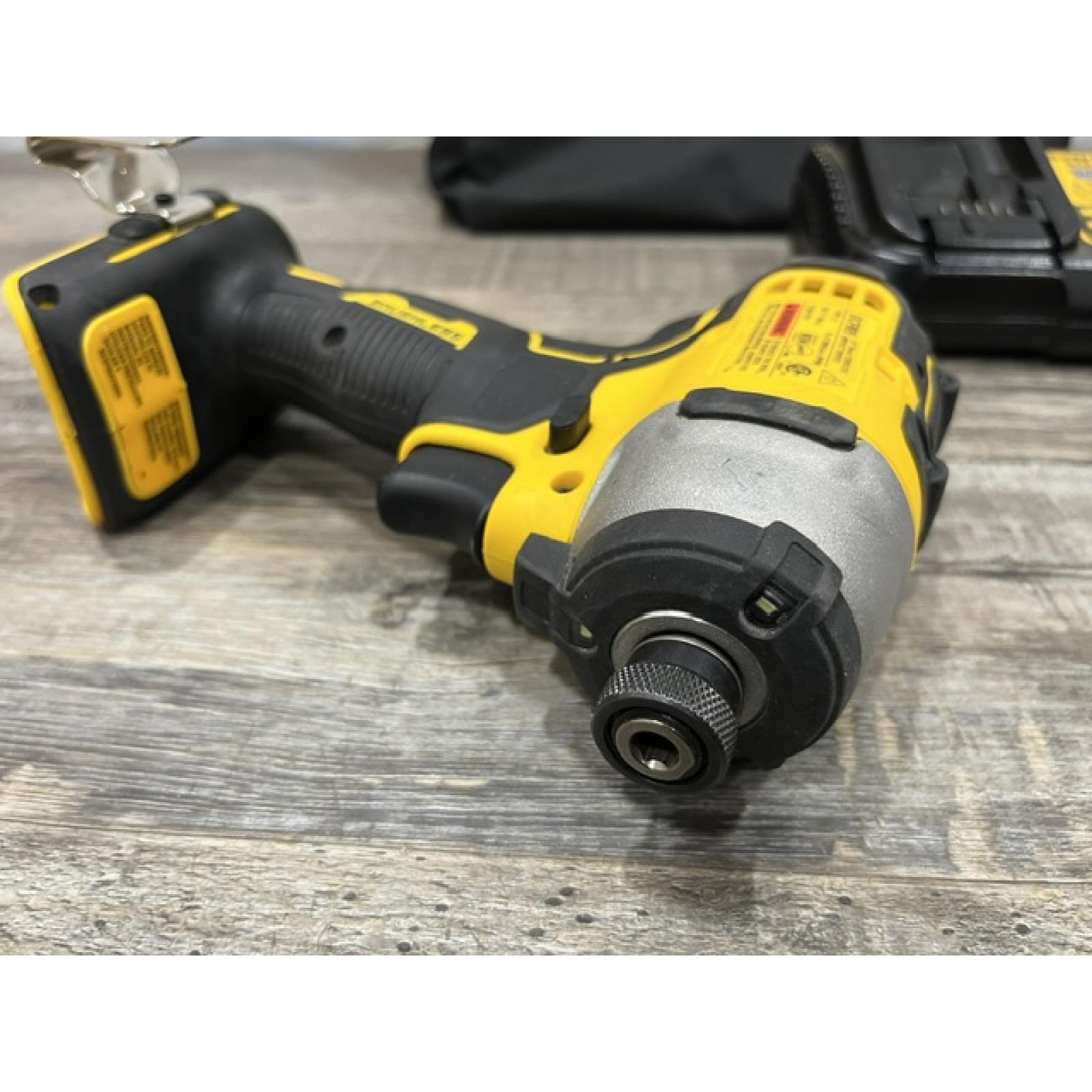 AS-IS DEWALT Atomic 20V Max Lithium-Ion Brushless Cordless Compact 1/4 in. Impact Driver Kit