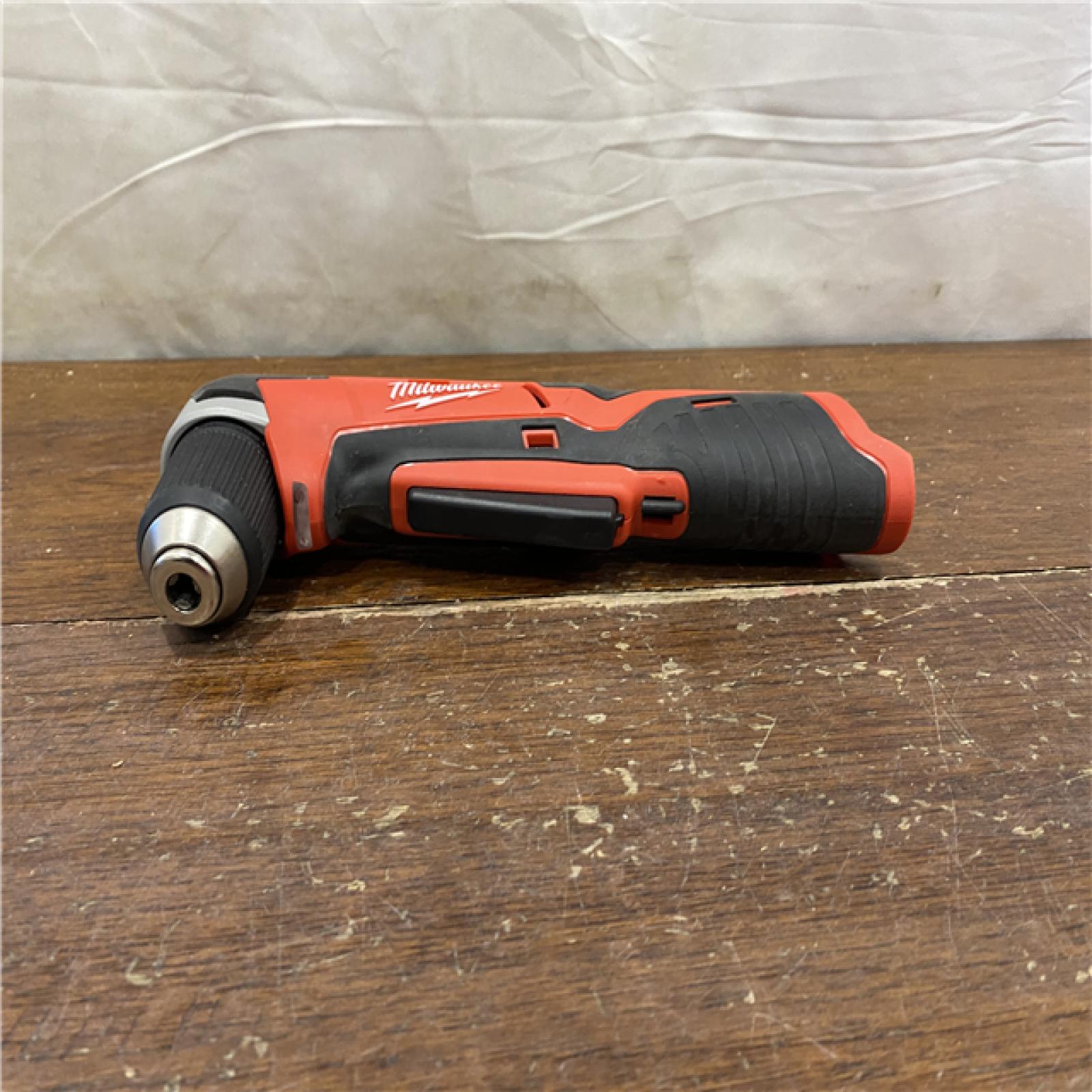 AS-IS Milwaukee M12 12V Lithium-Ion Cordless 3/8 in. Right Angle Drill (Tools-Only) (LOT OF 2)