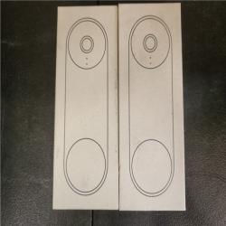 Phoenix AS-IS Google Nest Doorbell (Wired  3rd Gen) - Smart Wi-Fi Video Doorbell Camera (2-Pack)