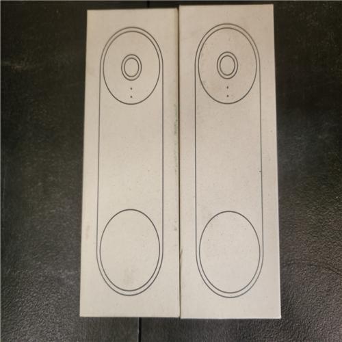 Phoenix AS-IS Google Nest Doorbell (Wired  3rd Gen) - Smart Wi-Fi Video Doorbell Camera (2-Pack)