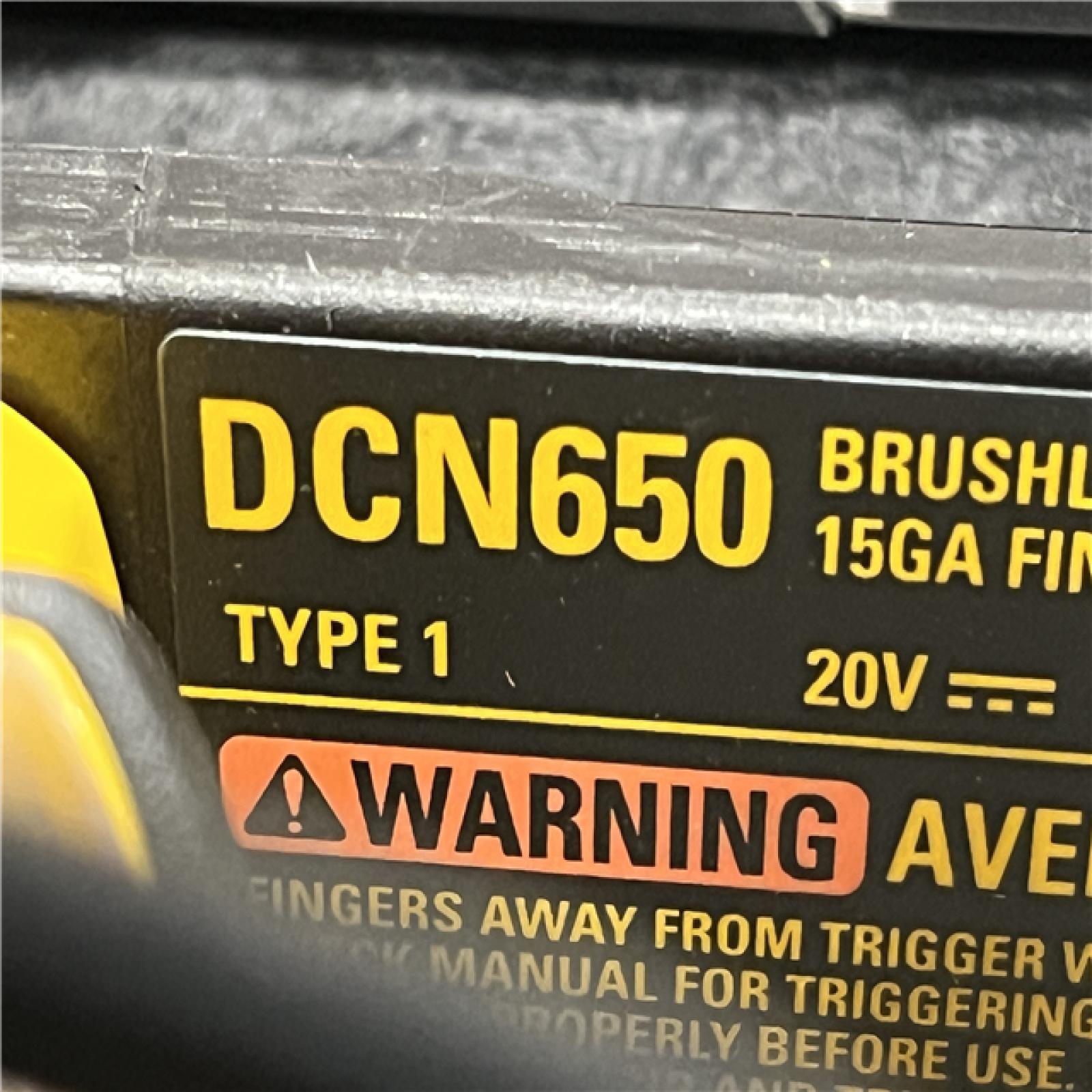 AS-IS DEWALT Cordless 20V MAX XR Angled Finish Nailer (Tool Only)