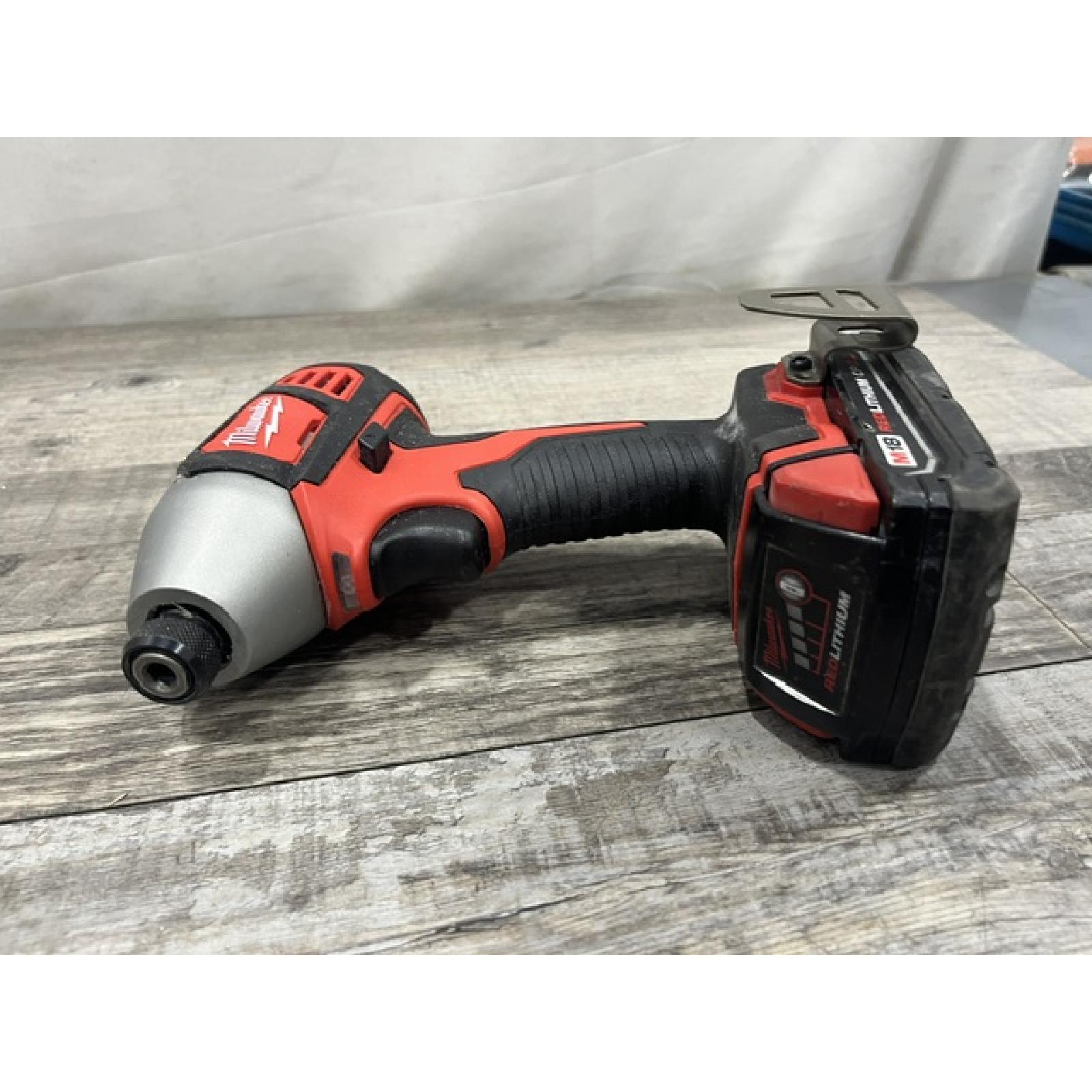 AS-IS Milwaukee 18V Lithium-Ion Cordless Drill Driver/Impact Driver Combo Kit