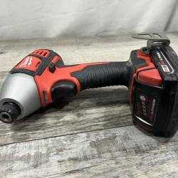 AS-IS Milwaukee 18V Lithium-Ion Cordless Drill Driver/Impact Driver Combo Kit