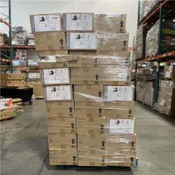 DALLAS LOCATION - Denver 48 in. Integrated LED Indoor White Ceiling Fan with Remote PALLET-(48 UNITS)