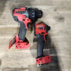 HOUSTON LOCATION - AS-IS MILWAUKEE 2 TOOL COMBO KIT W/ (2) BATTERY & CHARGER