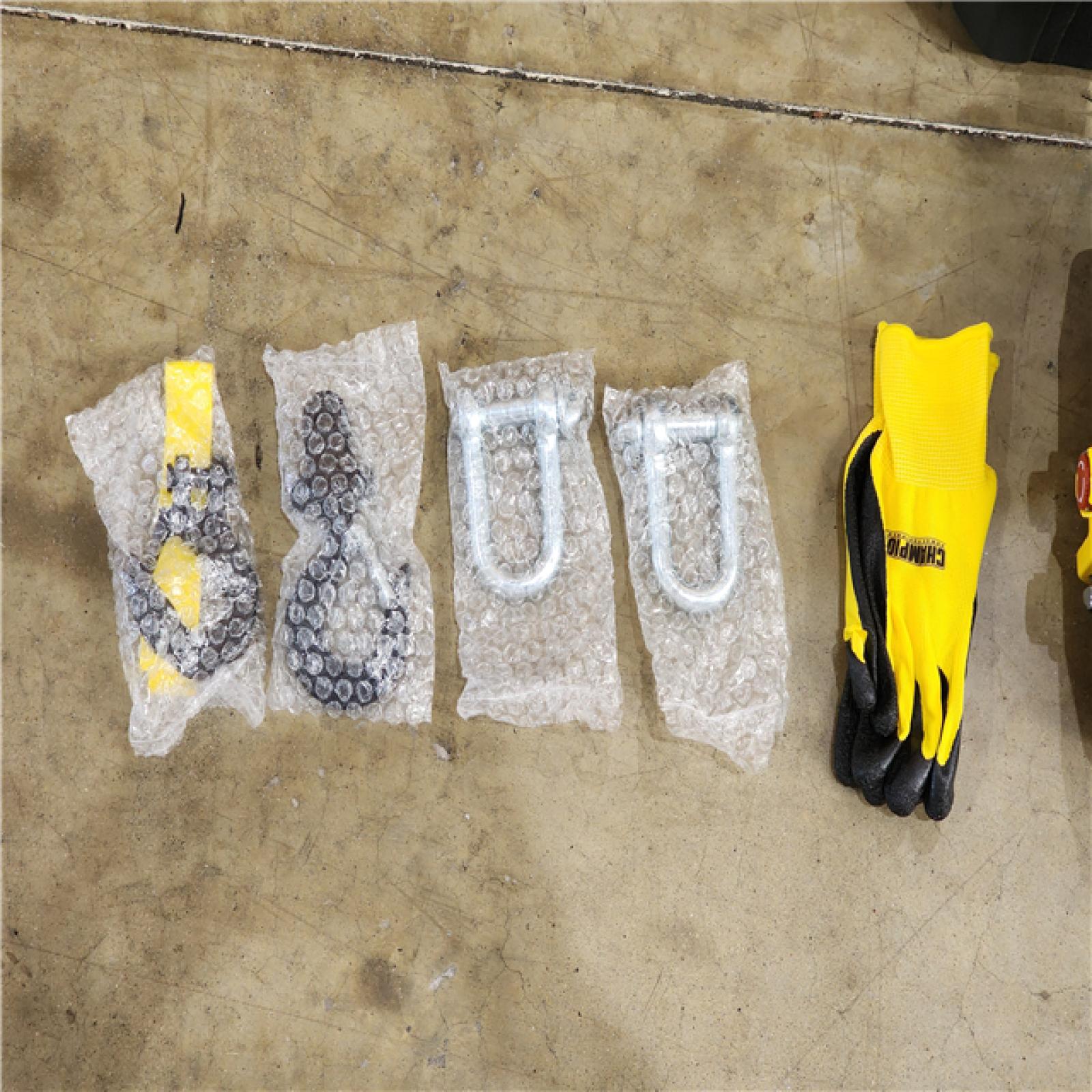 HOUSTON LOCATION - AS-IS Champion Power Equipment 1100 Lb. Portable 120-Volt Electric Winch Kit  Pulling and Lifting Capability