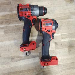 HOUSTON LOCATION - AS-IS MILWAUKEE FUEL 18V Lithium-Ion Brushless Cordless Hammer Drill and Impact Driver Combo Kit (2-Tool) with 2 Batteries