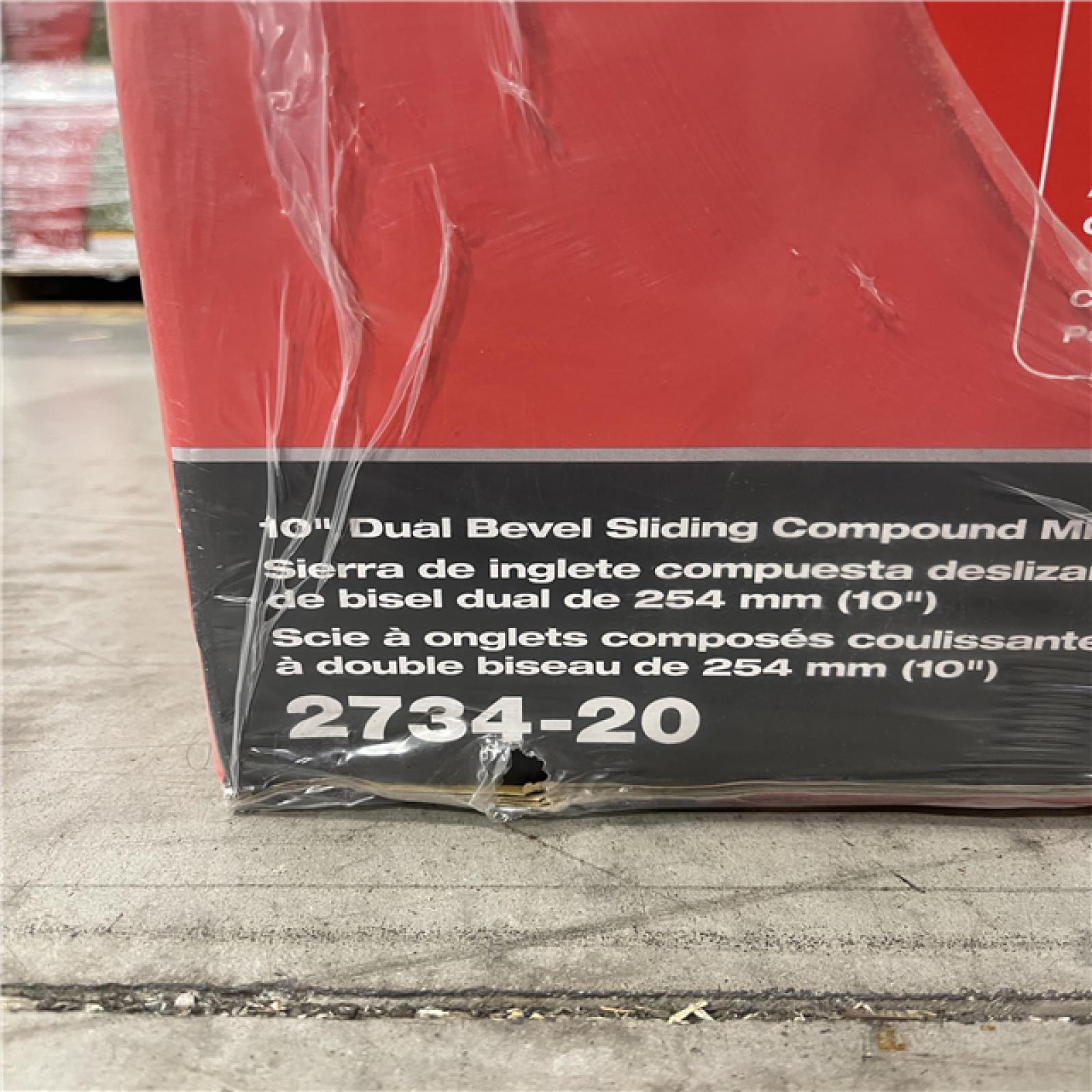 NEW! - Milwaukee M18 FUEL 18V Lithium-Ion Brushless Cordless 10 in. Dual Bevel Sliding Compound Miter Saw (Tool-Only)