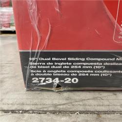 NEW! - Milwaukee M18 FUEL 18V Lithium-Ion Brushless Cordless 10 in. Dual Bevel Sliding Compound Miter Saw (Tool-Only)