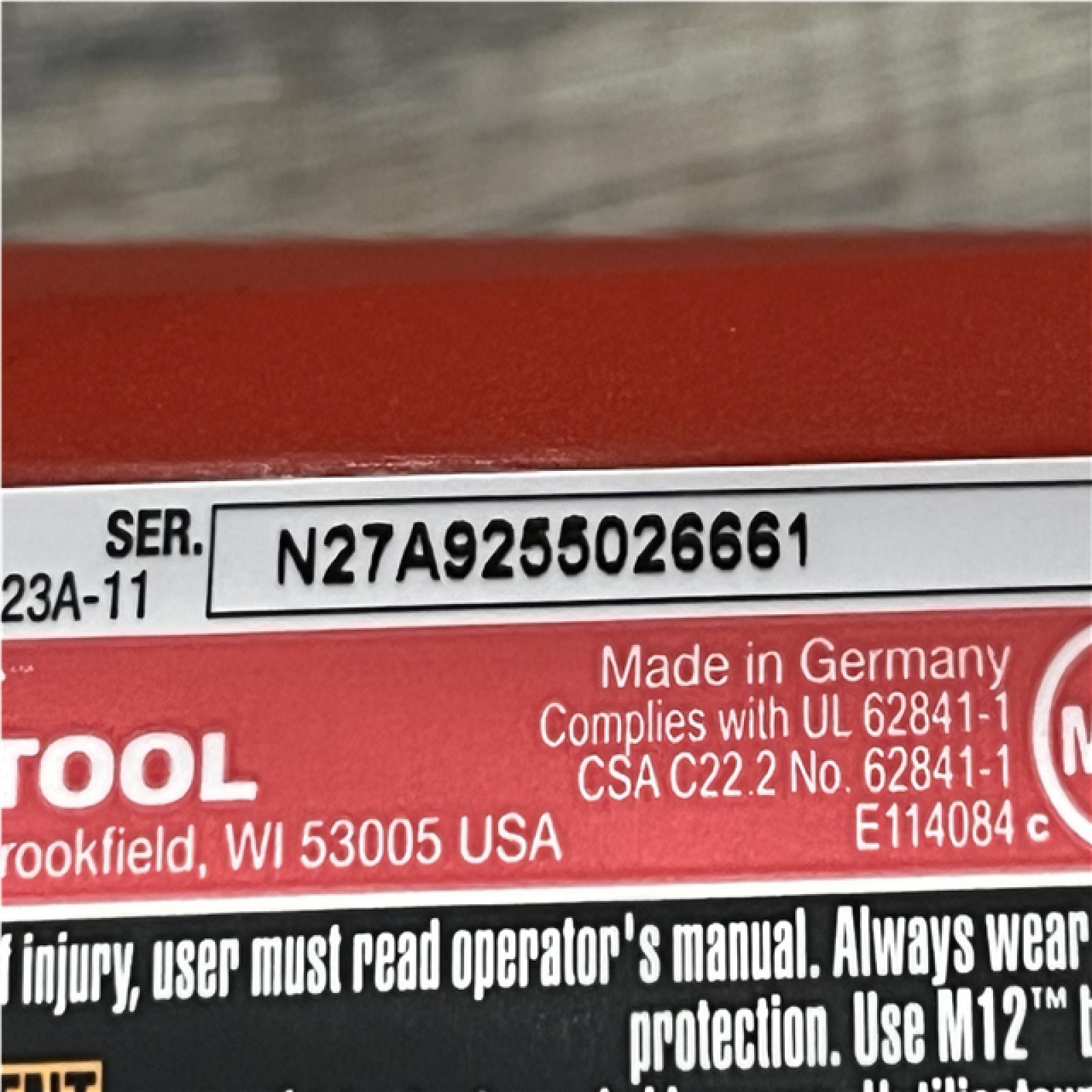 AS-IS Milwaukee 12-Volt Lithium-Ion FORCE LOGIC Copper Press Tool Kit