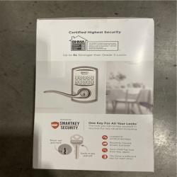 NEW! - Kwikset SmartCode 917 Satin Nickel Keypad Electronic Single-Cylinder Tustin Door Handle Featuring SmartKey Security
