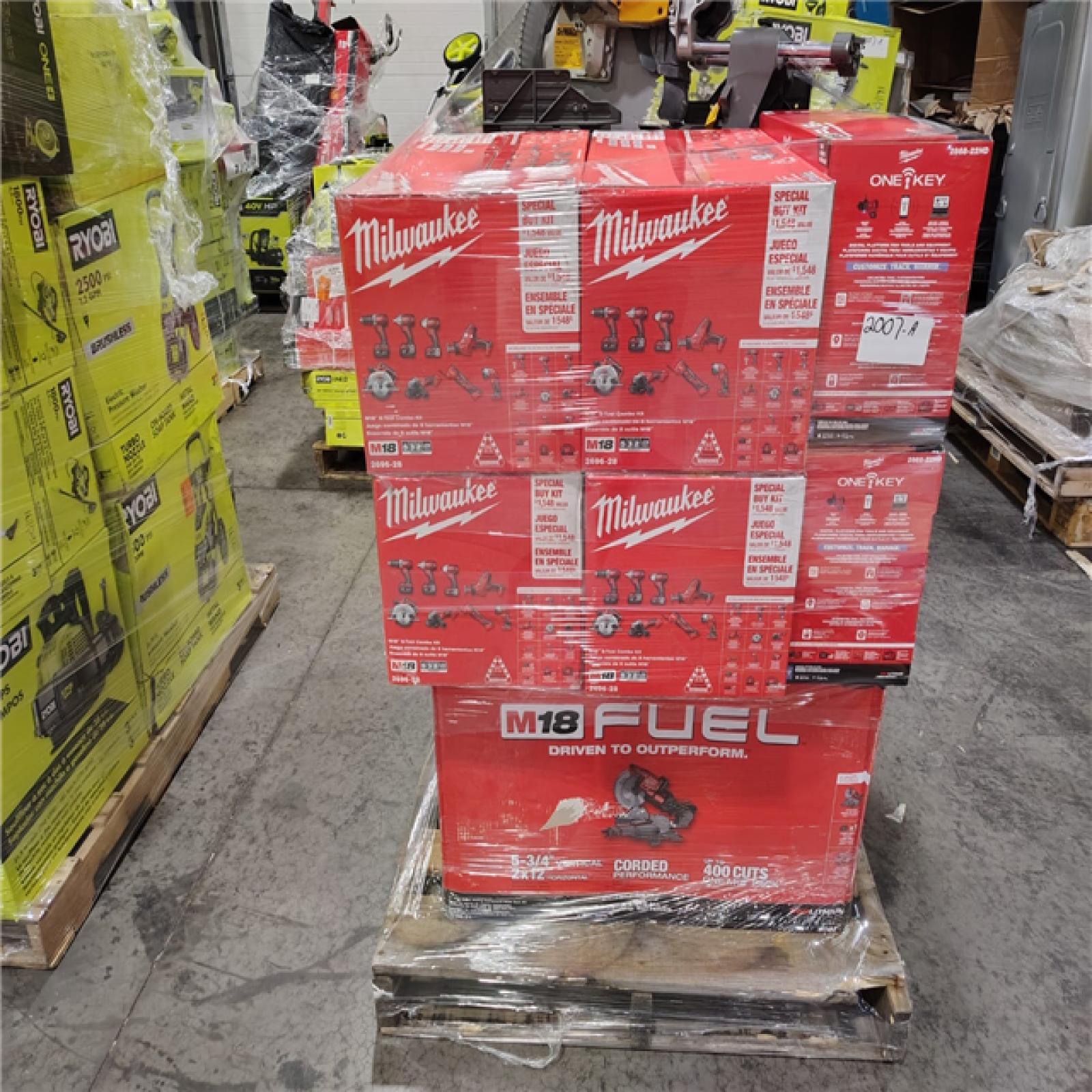 Pittston Location As-Is Power Tools Partial Truckload (12 Pallets) 2007-A